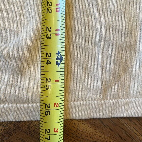 VTG 80s 90s Bob Mackie Wearable Art Embroidered Knit Sweater SZ L Beige Bird - Picture 6 of 7